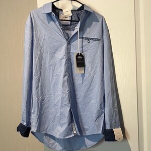 Craft Light Blue Men's Casual Button-Down Shirt